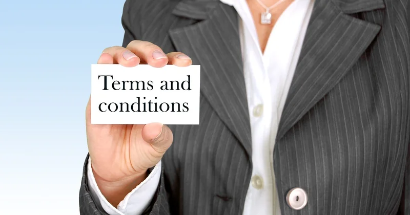 Conditions de paiement